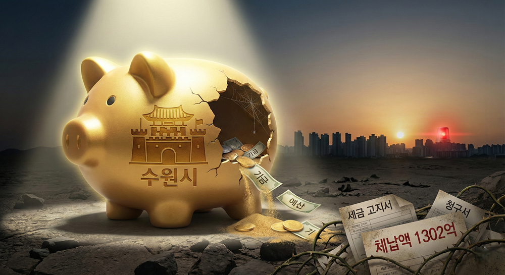 [수원시 2024 결산 점검 ②] 4천억 남았다더니 실질 살림은 '1386억 적자'⸱⸱⸱재정자립도 30%대 추락