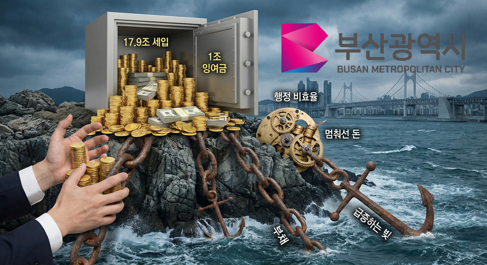 [부산시 2024 결산점검 ①] 역대 최대 17.9조 세입에도 부채 급증⸱⸱⸱