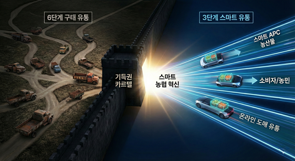 [농협 개혁 기획 下] 농촌의 운명 바꿀 '유통 3단계'⸱⸱⸱스마트 농협이 열어갈 유통 민주화