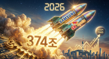 [심층] 2026 반도체 전망 ㊤ 투톱 합산 영업익 374조 전망⸱⸱⸱"코스피 8000 견인 동력"