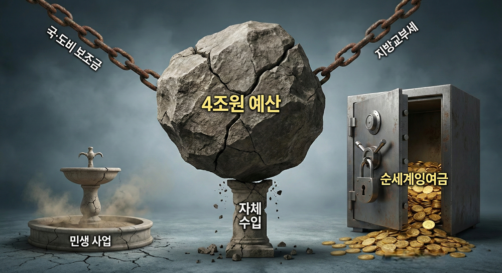 [2026 창원시 예산 분석] ㊤ 4조원 시대 열었지만⸱⸱⸱세입 구조 대외 의존도 심화