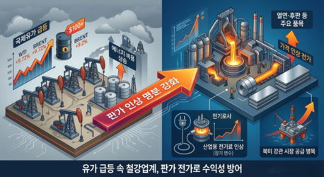 [분석] 유가 급등 속 철강업계 