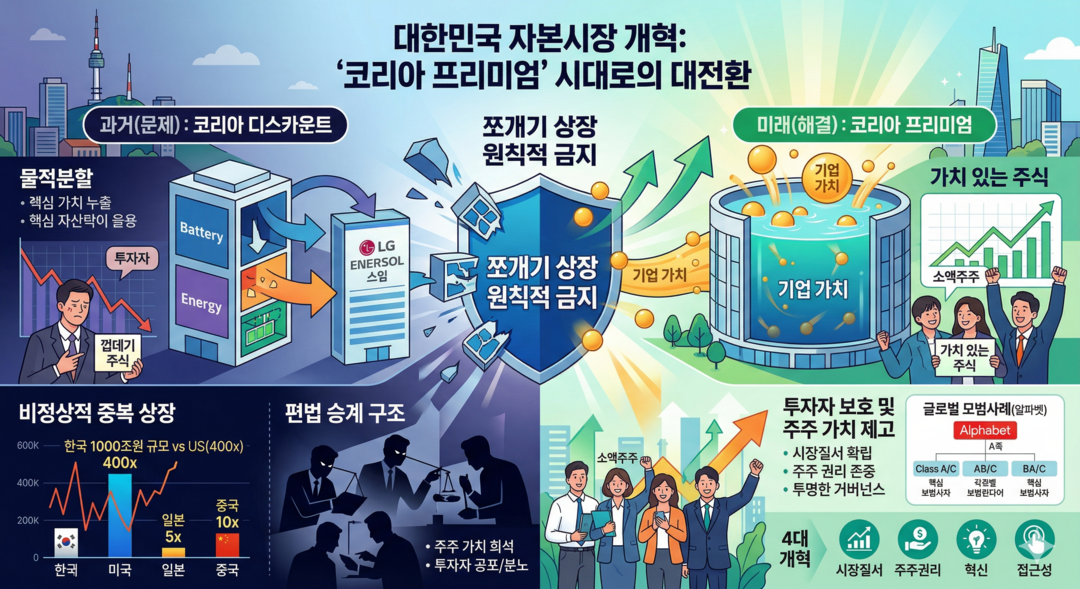 [자본 시장 혁명] ㊤ '쪼개기 상장 금지'가 의미하는 것