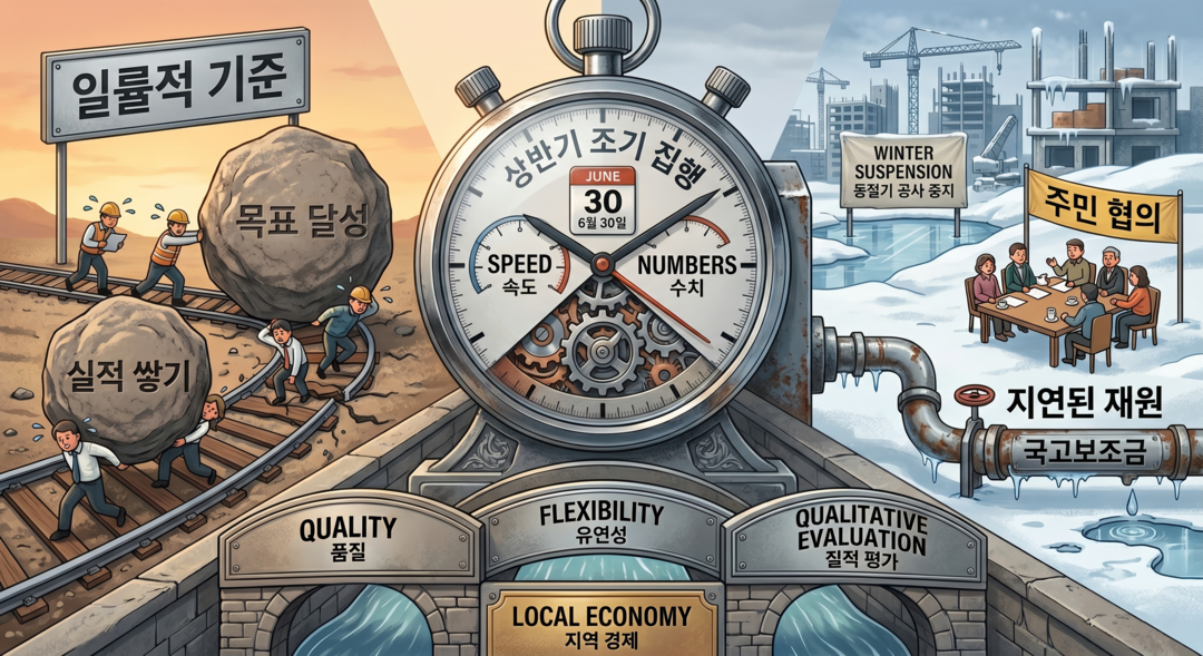 [심층분석-지방재정 신속집행의 명암] ㊦ 실적 지상주의의 함정···현장 괴리 좁힐 대안은?