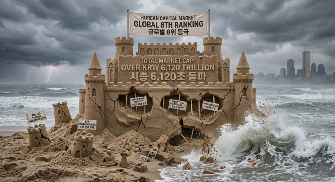 시총 6120조 돌파, 글로벌 8위 등극···부족한 내실 구조 극복해야