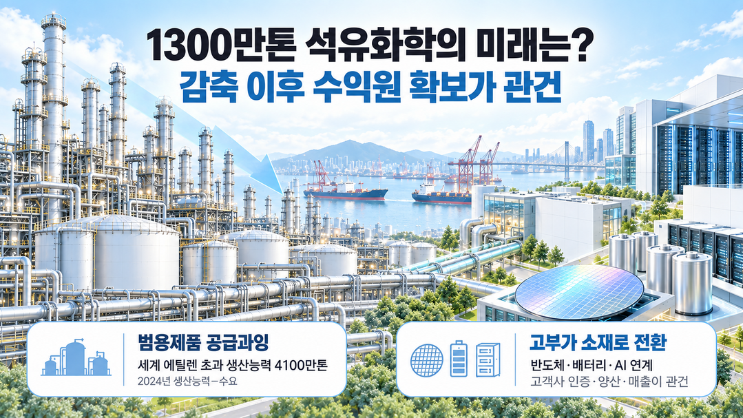 [분석] '1300만 톤' 공룡의 미래는?···'K-석유화학' 구조조정 시급